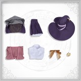 Wandering Witch The Journey of Elaina Majo Elaina Purple Cosplay Costume