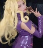 Yugioh Duel Links Mai Valentine Purple Pink Cosplay Costume