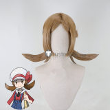 Pokemon Lyra Kotone Shauna Flannery Red Brown Styled Cosplay Wig