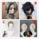 Final Fantasy Rufus Shinra Kurasame Susaya Grey Purple Blonde Cosplay Wig