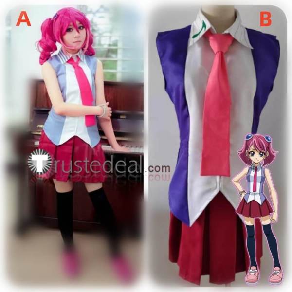 Yu Gi Oh YuGiOh Yuzu Hiragi Cosplay Costume