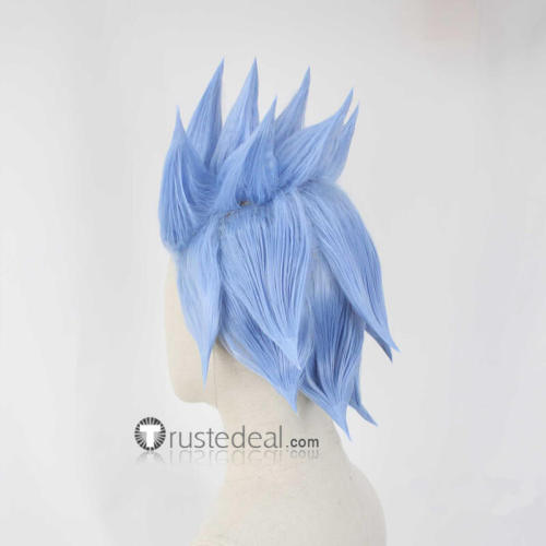 Shaman King Horo Horo Usui Horokeu Spiky Horohoro Blue Styled Cosplay Wig