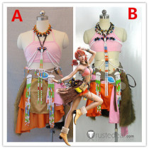 Final Fantasy XIII FF13 Vanille Cosplay Costume Necklace Waist Belt Jewelry Accessories