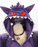 Gijinka Gengar Flareon Vaporeon Blue Jumpsuit Swimsuit Purple Bunny Suit Cosplay Costume