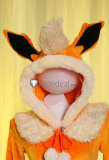Gijinka Gengar Flareon Vaporeon Blue Jumpsuit Swimsuit Purple Bunny Suit Cosplay Costume