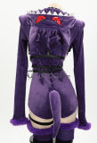 Gijinka Gengar Flareon Vaporeon Blue Jumpsuit Swimsuit Purple Bunny Suit Cosplay Costume