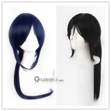 K Yatogami Kuroh Blue Black Ponytail Cosplay Wig