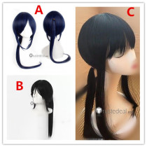 K Yatogami Kuroh Blue Black Ponytail Cosplay Wig