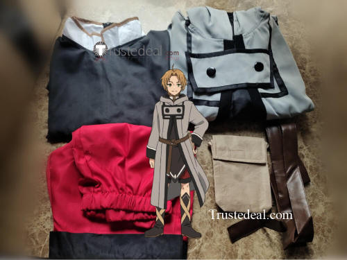 Mushoku Tensei Jobless Reincarnation Isekai Ittara Honki Dasu Rudeus Greyrat Current Cosplay Costume