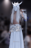 League of Legends LOL Yone White Skirt Bandages Genderbend Female Cosplay Costume 2