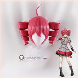 VOCALOID Kasane Teto Red Ponytails Twin Drills Cosplay Wig