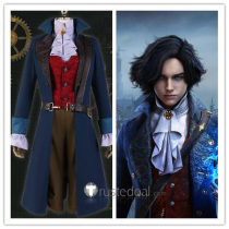 Lies of P Pinocchio Blue Cosplay Costume