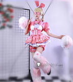 Identity V Sanrio Bloody Queen Mary Kuromi My Melody Cheerleader Pink Gothic Lolita Cosplay Costume