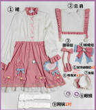 Identity V Sanrio Hello Kitty Dream Gardener Emma Woods Pink Lolita Dress Cosplay Costume 2