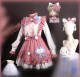 Identity V Sanrio Hello Kitty Dream Gardener Emma Woods Pink Lolita Dress Cosplay Costume