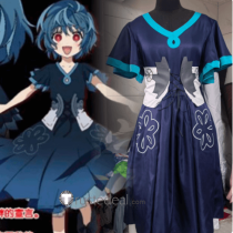 Black Bullet Kohina Hiruko Blue Cosplay Costume