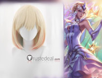 League of Legends LOL Lux Water Light Ice Mystic Dark Elementalist Cosplay Wig