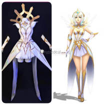 League of Legends LOL Lux Light Elementalist White Cosplay Costume 3