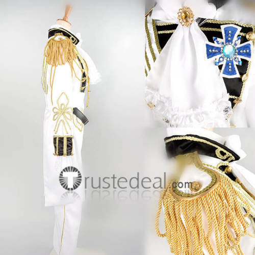 The Rose of Versailles Oscar Francois de Jarjeyes White Cosplay Costume