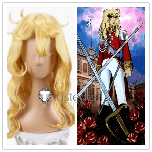 The Rose of Versailles Oscar Francois de Jarjeyes Red Cosplay Costume