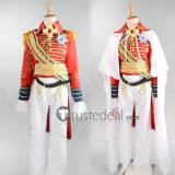 The Rose of Versailles Oscar Francois de Jarjeyes Blue Red Cosplay Costume