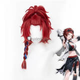 Wuthering Waves Protagonist Rover Verina Sanhua Chixia Red Black Silver Cosplay Wig