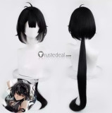 Wuthering Waves Protagonist Rover Verina Sanhua Chixia Red Black Silver Cosplay Wig