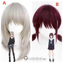 Girls Band Cry Nina Iseri Momoka Kawaragi Greyish Blonde Wine Red Cosplay Wig