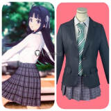 Girls Band Cry Subaru Awa Tomo Ebizuka Daily School Uniform Cosplay Costume