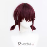 Girls Band Cry Nina Iseri Momoka Kawaragi Greyish Blonde Wine Red Cosplay Wig