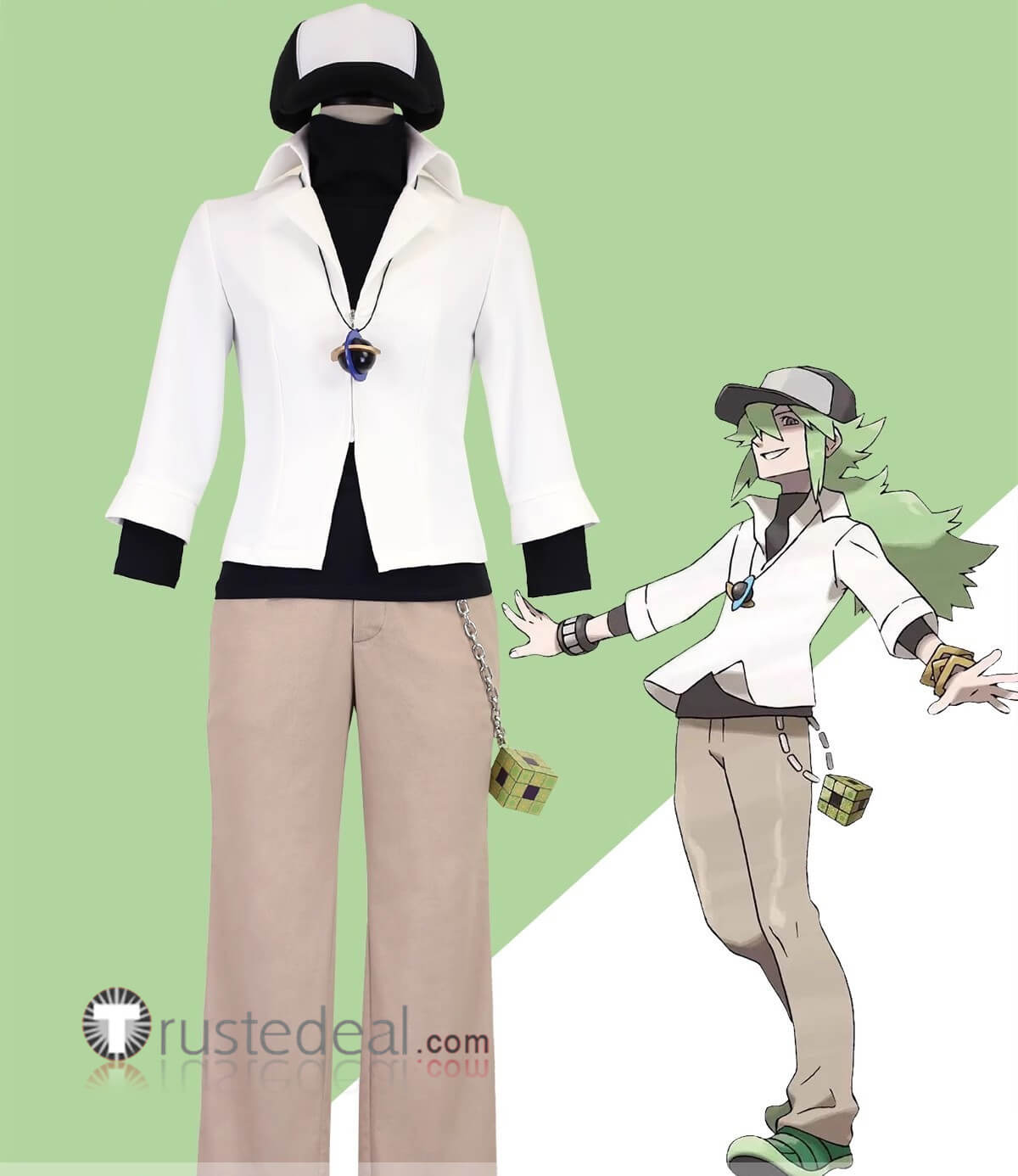 Pokemon N White Black Cosplay Costume Accessories Pokemon N White Black Cosplay Costume Accessories