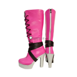 Draculaura Frankie Stein Pink Black White Cosplay Boots Shoes
