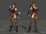 Dead or Alive 5 Kasumi Black Cosplay Costume