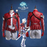 Final Fantasy XIV Alisaie Leveilleur Red Cosplay Costume