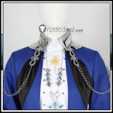 Final Fantasy XIV FF14 FFXIV Endwalker Alphinaud Leveilleur Blue Cosplay Costume