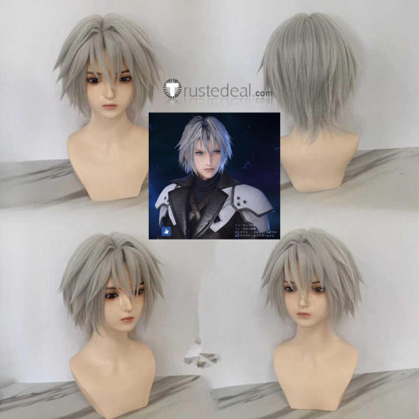 Final Fantasy VII Ever Crisis FF7 Young Sephiroth Styled Short Cosplay Wig