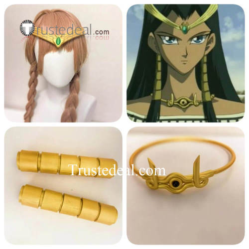 Yugioh Ishizu Ishtar Headpiece Necklace Hair Cosplay Props Accessories