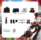 Genshin Impact KFC Colab Lyney and Lynette Twins Cosplay Costume