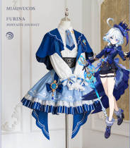 MiaowuCos Genshin Impact Furina de Fontaine Lolita Dress Cosplay Costume