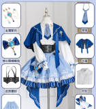 MiaowuCos Genshin Impact Furina de Fontaine Lolita Dress Cosplay Costume