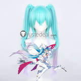 Vocaloid Miku Hatsune Magical Mirai Racing Snow Miku 2025 Blue Green Cosplay Wig