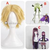 Maoujou de Oyasumi Sleepy Princess in the Demon Castle Dawner the Hero Akatsuki Twilight Demon King Tasogare Cubey Cosplay Wig