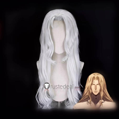 Castlevania Vampire Dracula Silver Styled Cosplay Wig