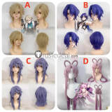 Honkai Star Rail Aventurine Fu Xuan Dr. Ratio Sunday Pink Blonde Styled Cosplay Wig