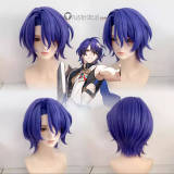 Honkai Star Rail Aventurine Fu Xuan Dr. Ratio Sunday Pink Blonde Styled Cosplay Wig
