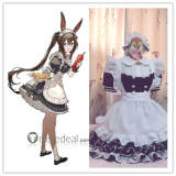 Arknights Amiya Maid Cafe Cosplay Costume