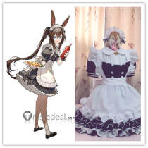 Arknights Amiya Maid Cafe Cosplay Costume