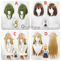 Shikanoko Nokonoko Koshitatan Torako Koshi Noko Shikanoko Meme Bashame Green Blonde Cosplay Wig