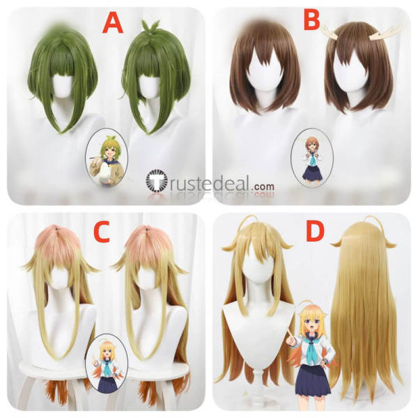 Shikanoko Nokonoko Koshitatan Torako Koshi Noko Shikanoko Meme Bashame Green Blonde Cosplay Wig