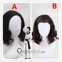 Bleach Coyote Starrk Black Brown Styled Cosplay Wig